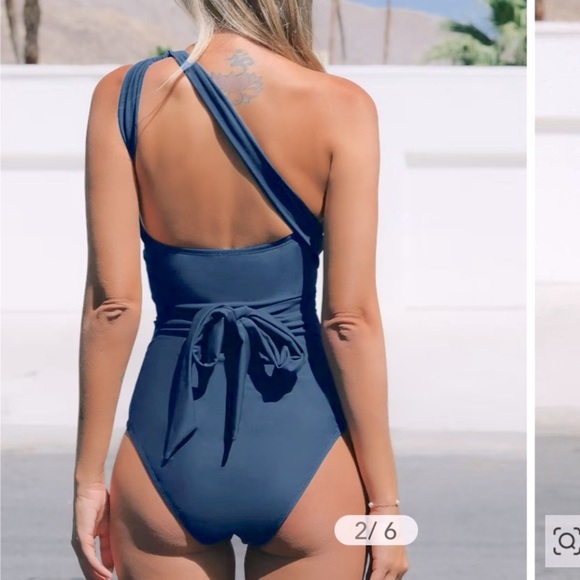 Italian Voyage Multi-Way Wrap Tie Back 1pc Swimsuit. XL. SEE PICS X TRUE COLOR - Picture 3 of 9